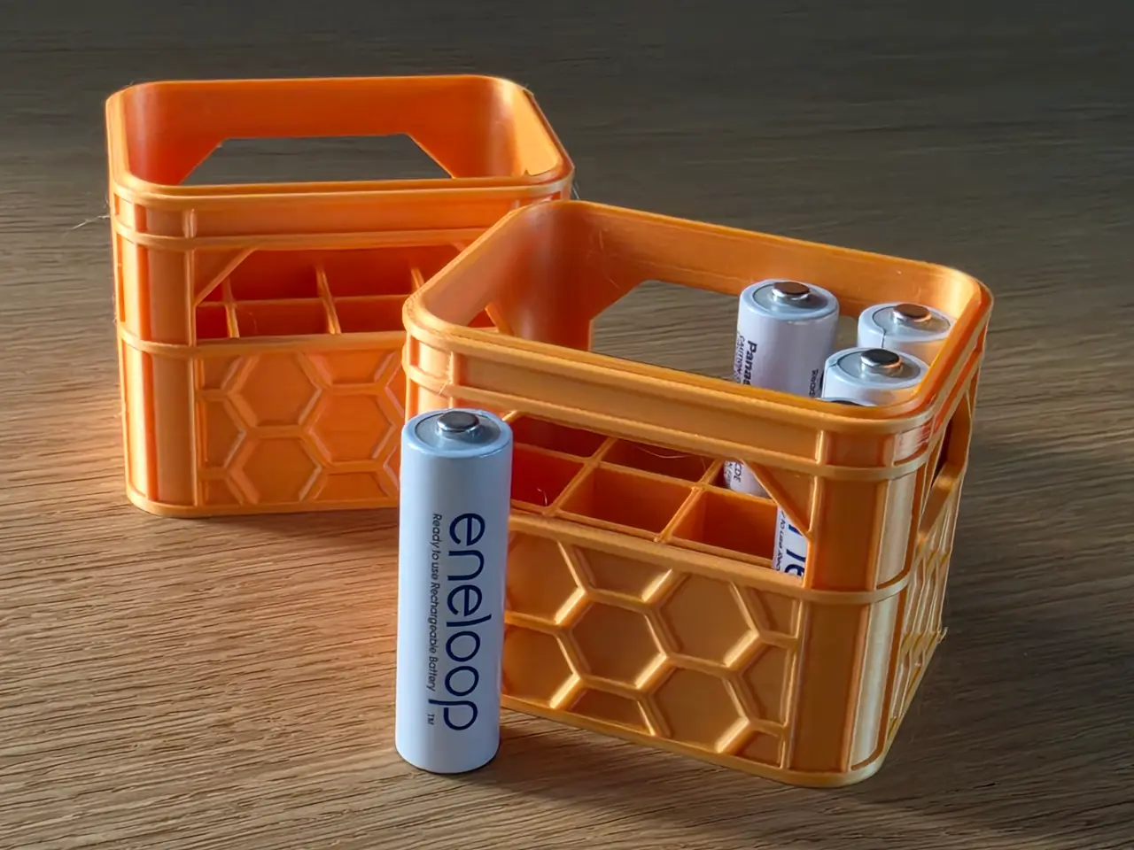 Getränkekiste AA Batterien Sammelkiste — modelo 3D