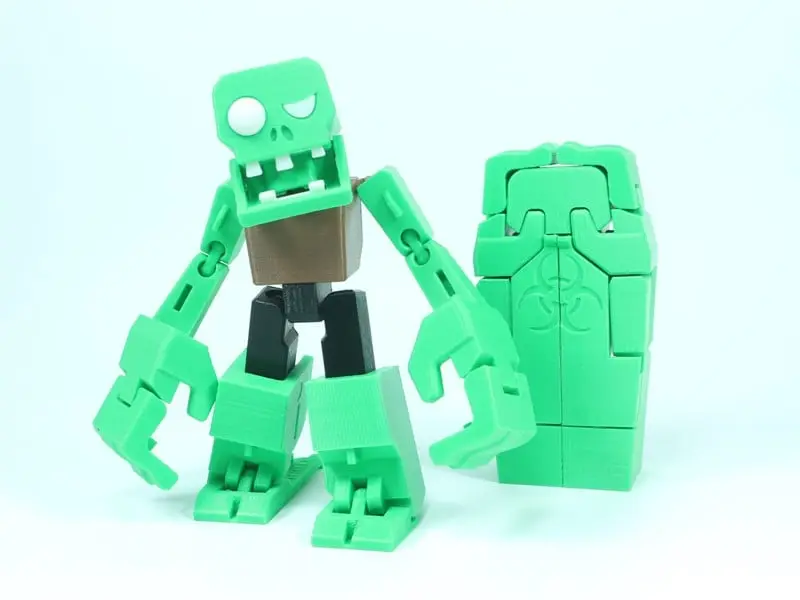 Transformable Zombieman for Halloween — modelo 3D