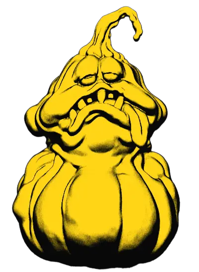 Spump Halloween Figurine STL – Spooky Character — modelo 3D