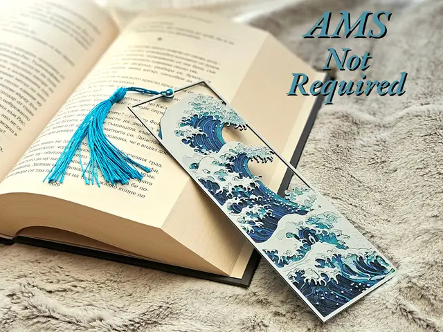 The Great Wave [Framed] - Bookmark — modelo 3D