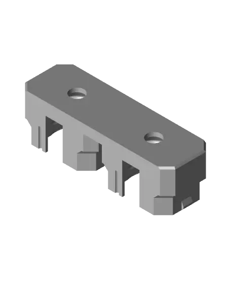 6.25 mm - Dual Offset Snaps (DS Part A) — modelo 3D