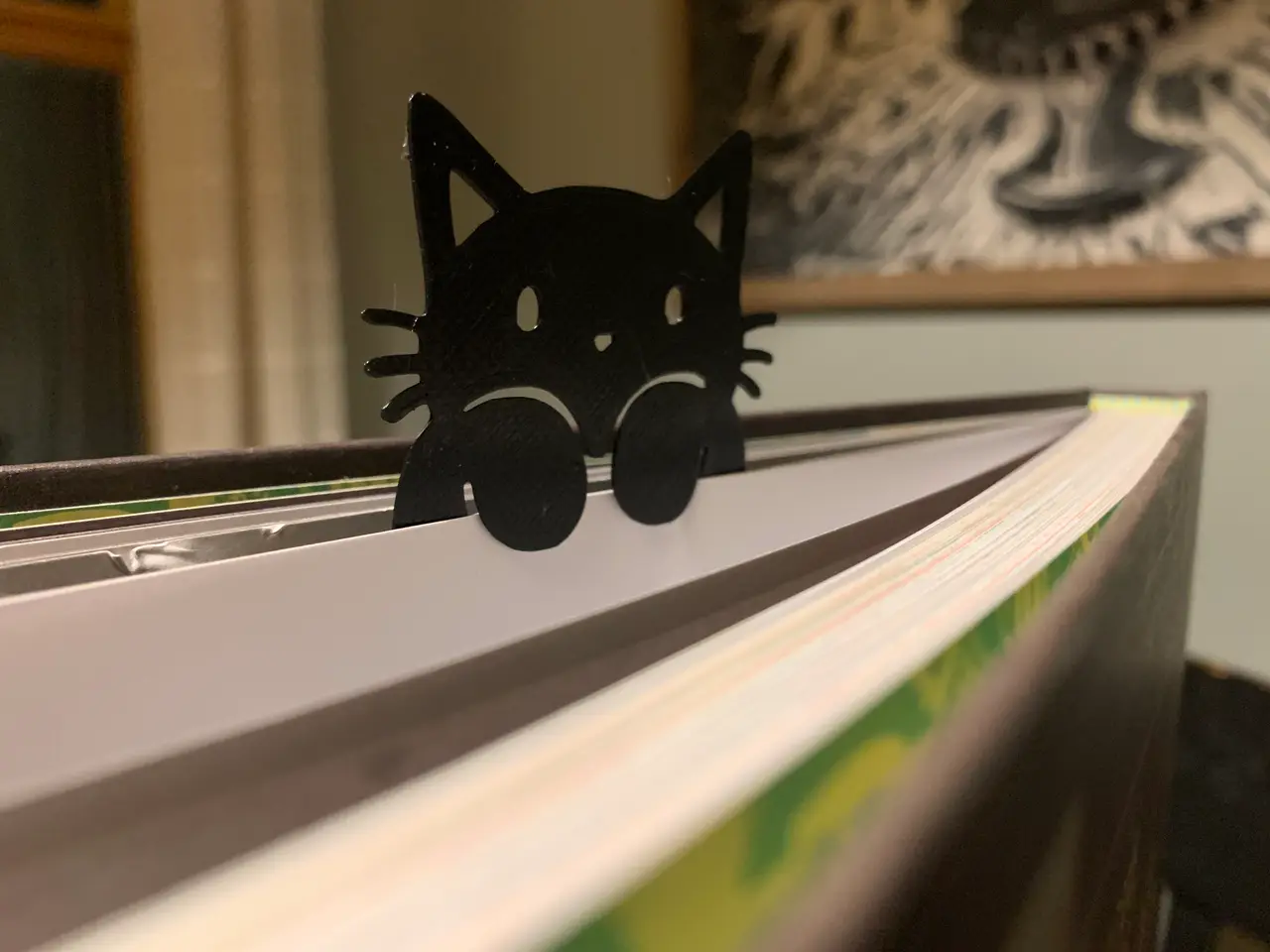 Cat Bookmark — modelo 3D