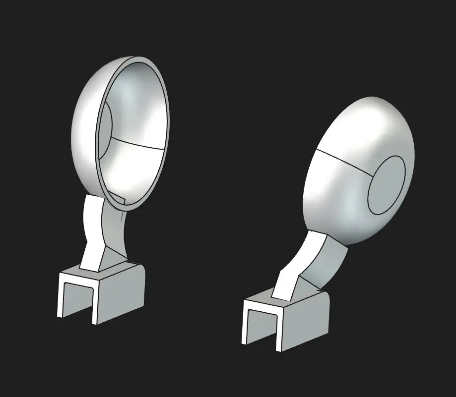 Pimax Dream Air Sound Cups — modelo 3D