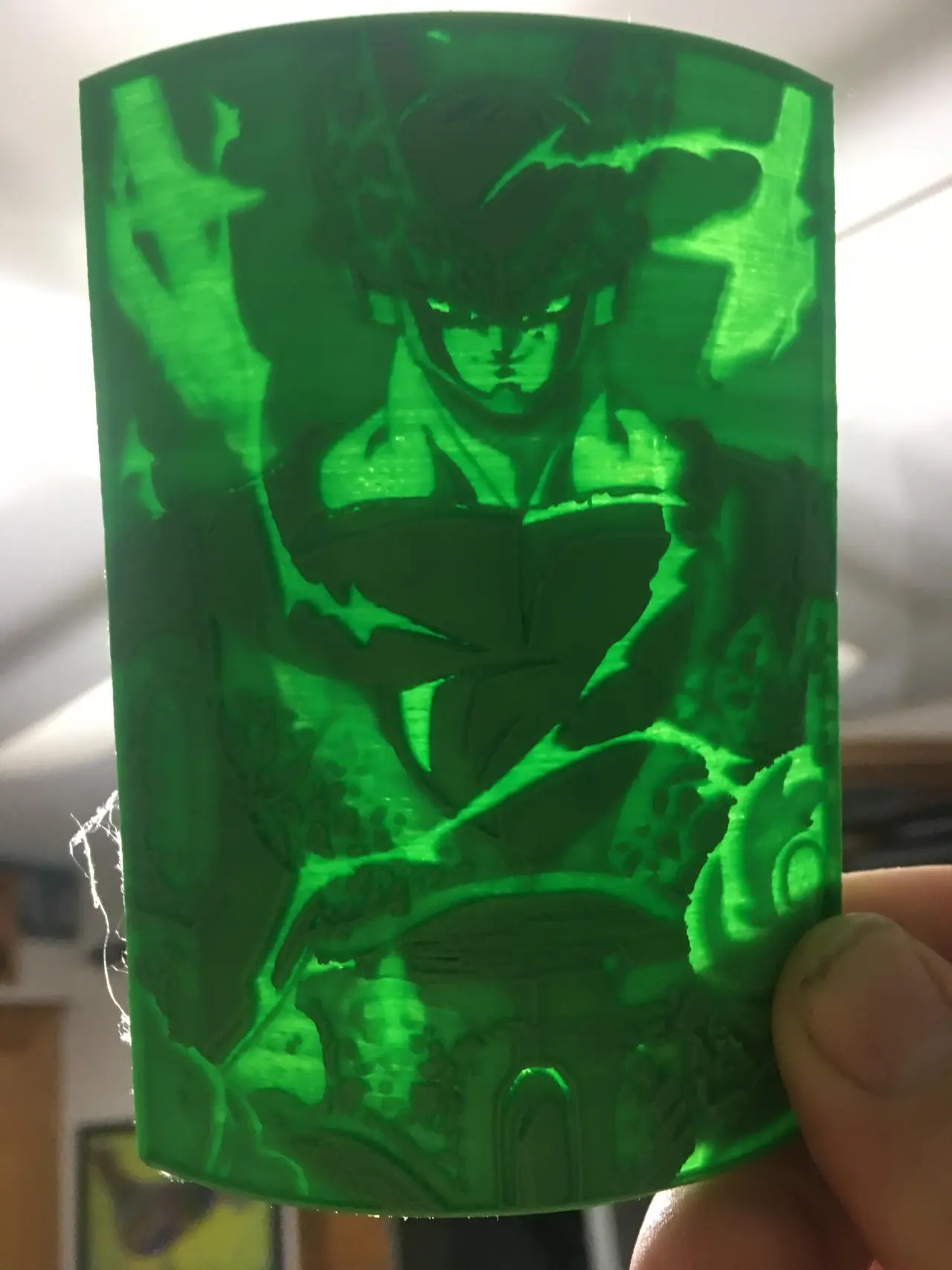 DragonBall Z Perfect Cell Lithophane — modelo 3D