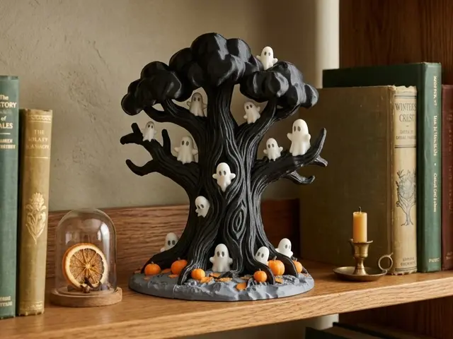 GhostTreeHalloween DecorSpooky TreewithCuteGhosts — modelo 3D