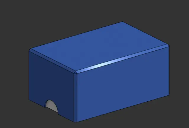 base large module for shark storage — modelo 3D