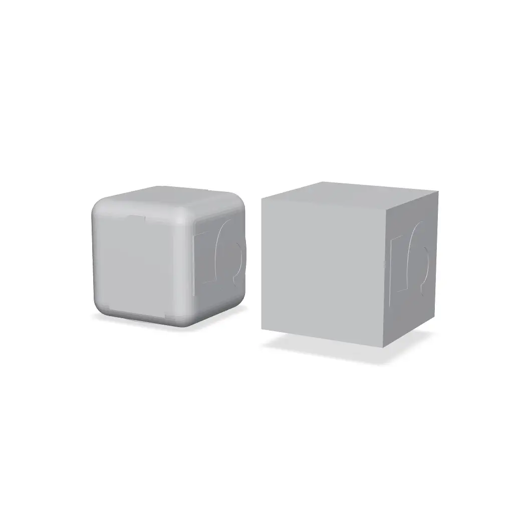 Red Numbered Dice — modelo 3D