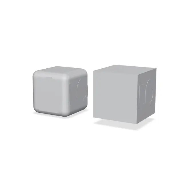 Red Numbered Dice — modelo 3D
