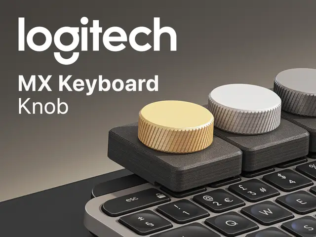 Logitech MX Smart Knob — modelo 3D