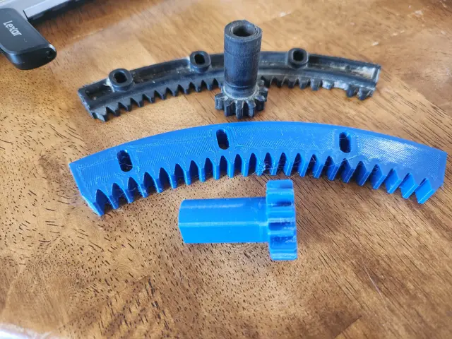 Ryobi ETS1526AL Table Saw Angle Pinion — modelo 3D