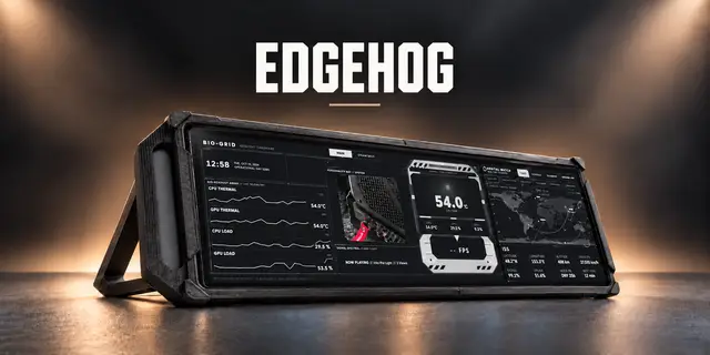 Xeneon Edge Case — modelo 3D