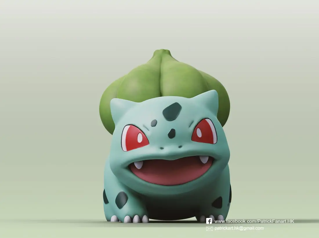 Bulbasaur(Pokemon) — modelo 3D