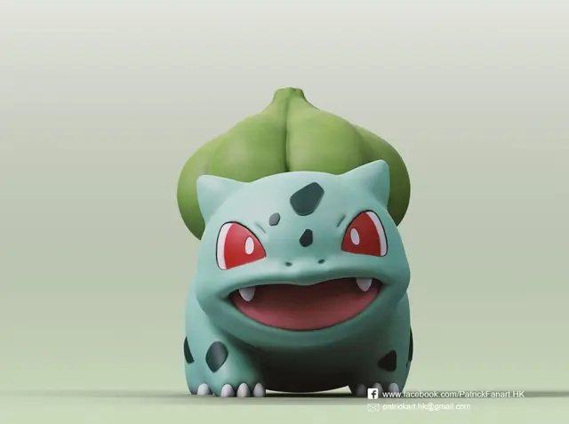 Bulbasaur(Pokemon) — modelo 3D