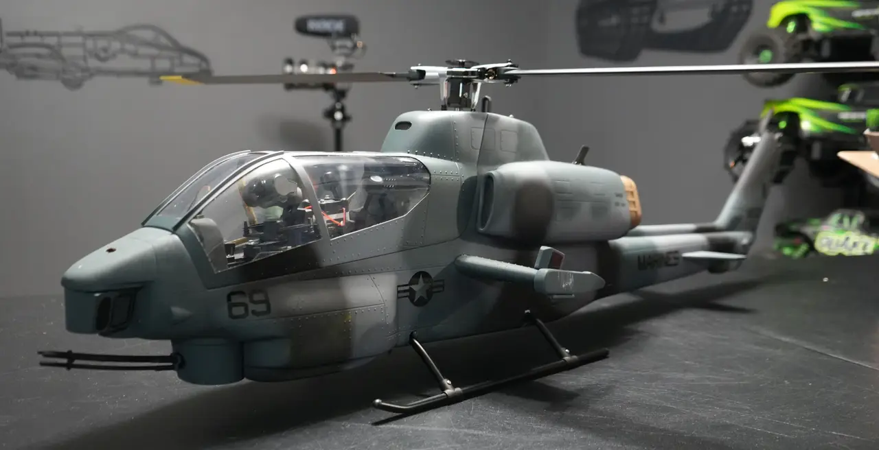 Roban 500 Cobra Helicopter FPV parts — modelo 3D