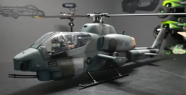 Roban 500 Cobra Helicopter FPV parts — modelo 3D