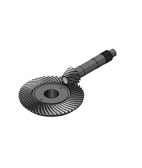 Spiral Bevel Gear — modelo 3D