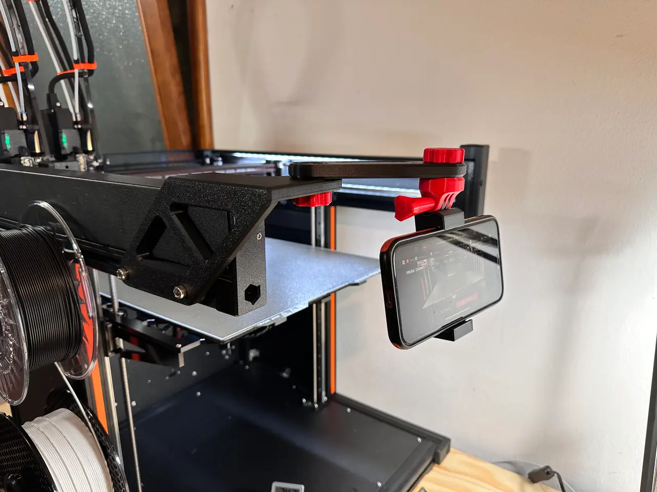 SMARTPHONE/GOPRO HOLDER FOR PRUSA XL — modelo 3D