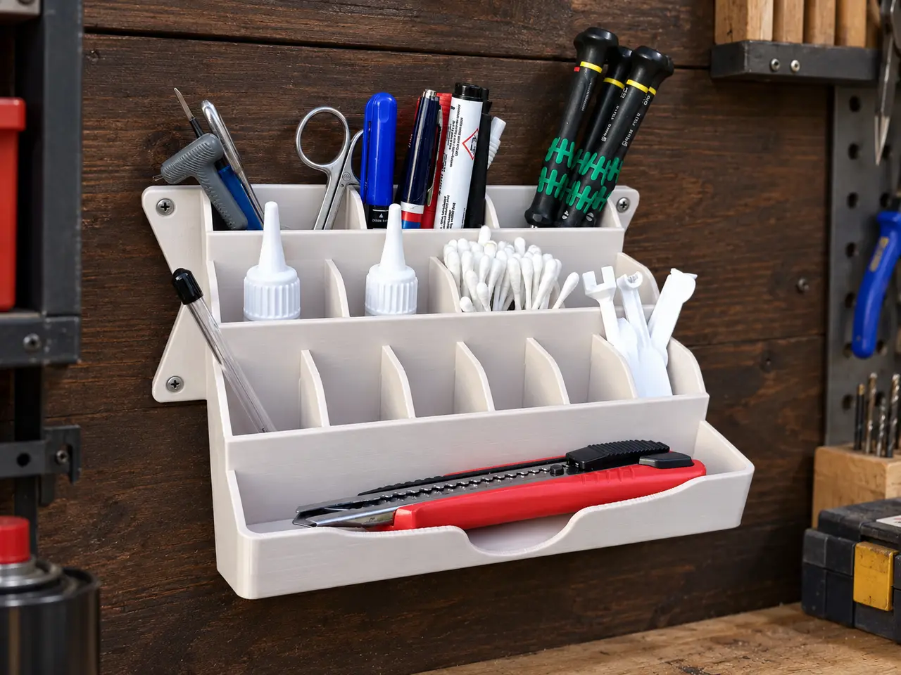 Tool organizer – wall-mounted holder — modelo 3D