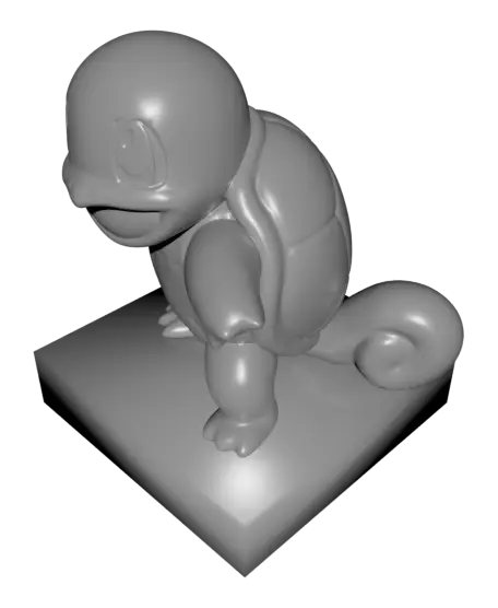 Squirtle Key Wall Mounted — modelo 3D