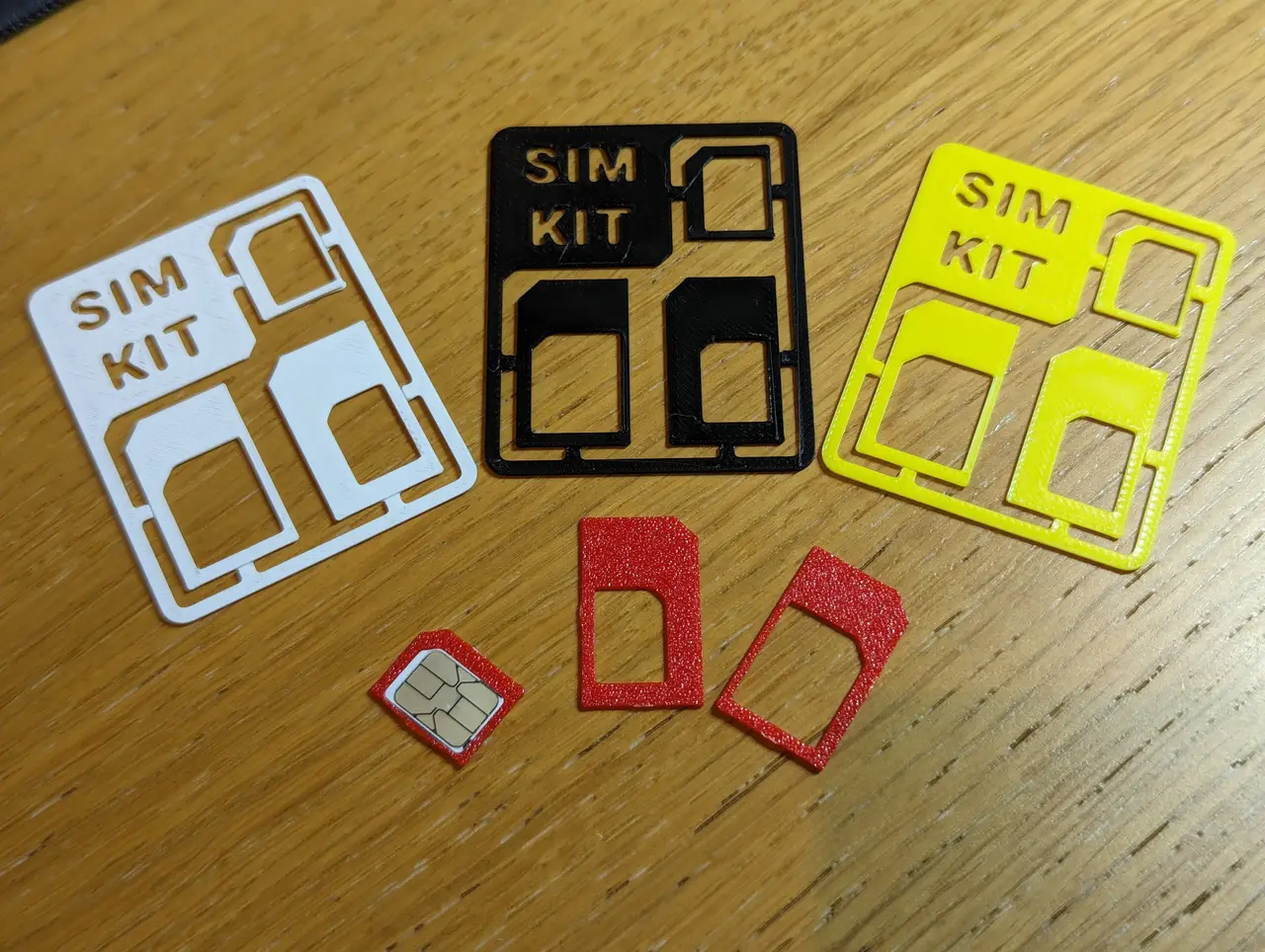 SIM Adapter Kit Card — modelo 3D