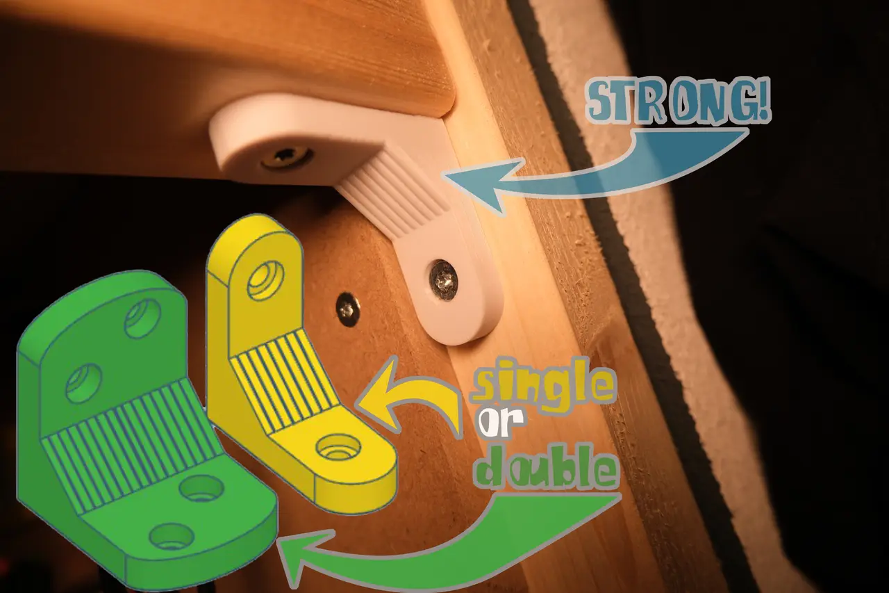 Industrial Strength Gusseted Brackets — modelo 3D
