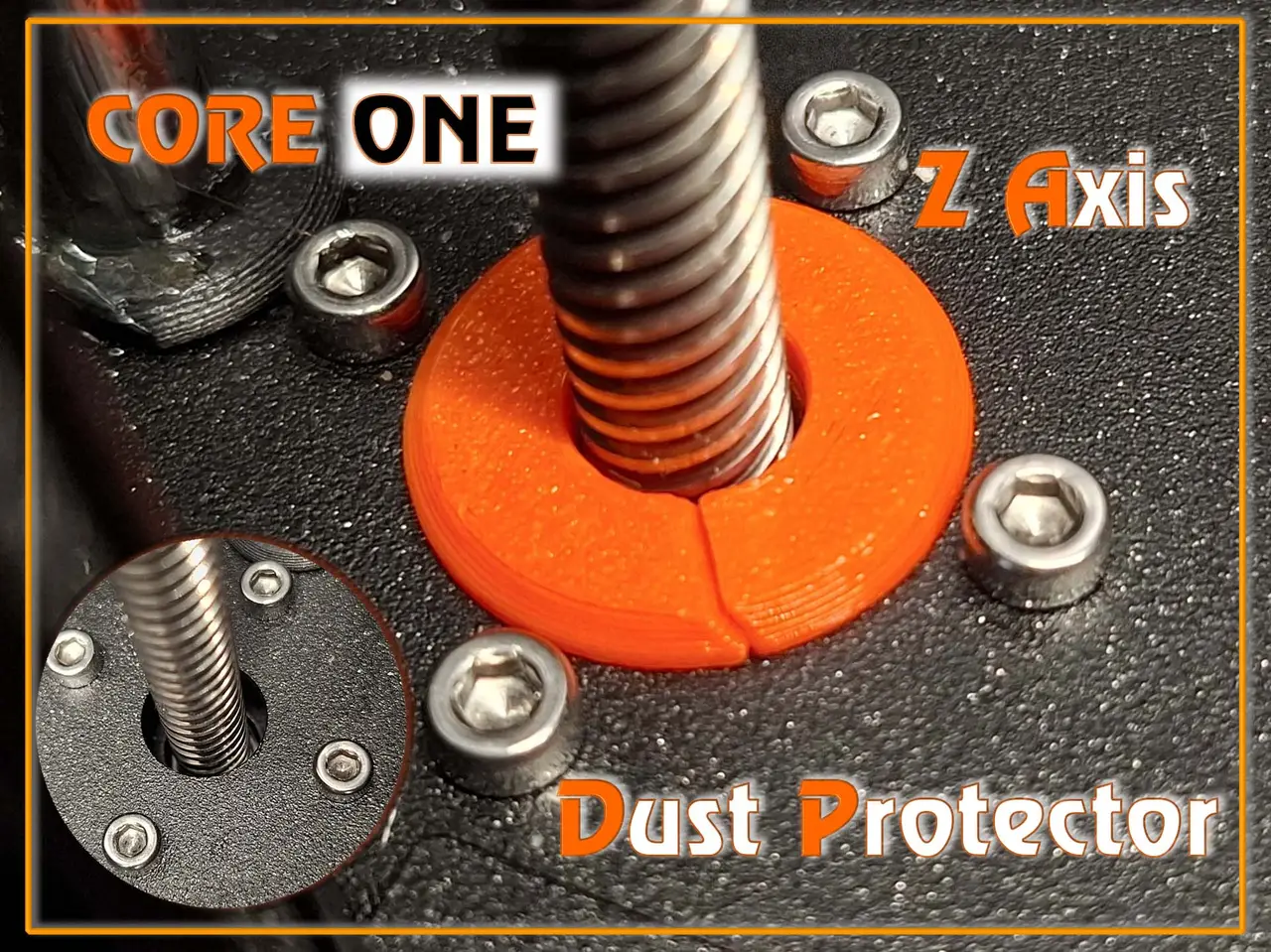 Core One/+/L _ _ _ Z axis Dust Protector — modelo 3D