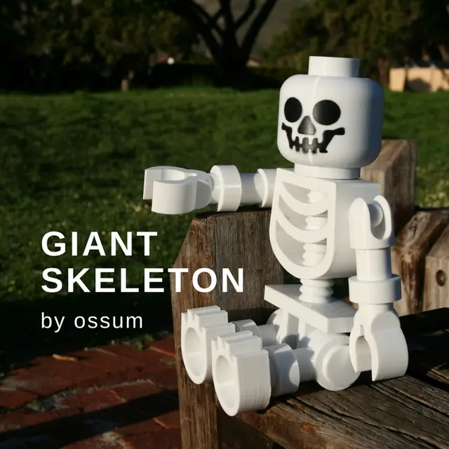 Classic Skeleton Minifig — modelo 3D