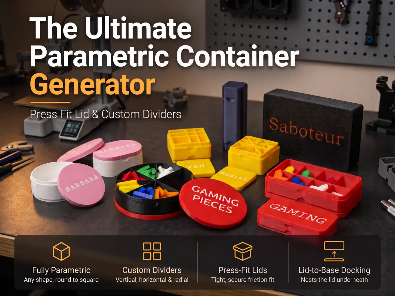 The Ultimate Parametric Container Generator — modelo 3D