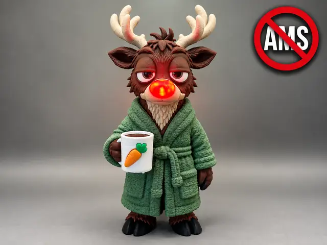 Deer God, It's Morning - Rudolph (No AMS) — modelo 3D