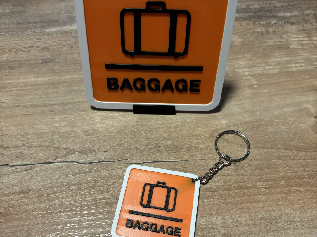Counter Strike New Baggage Map Logo — modelo 3D