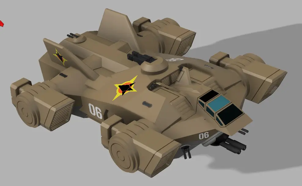 Sha'mu Dropship (Orca Proxy) — modelo 3D