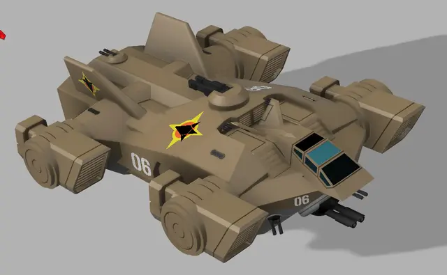Sha'mu Dropship (Orca Proxy) — modelo 3D