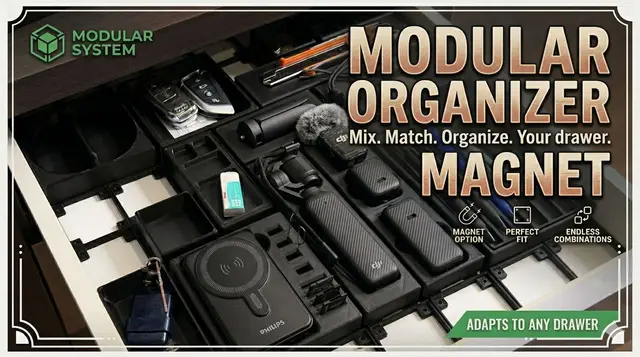 Modular Organizer — modelo 3D