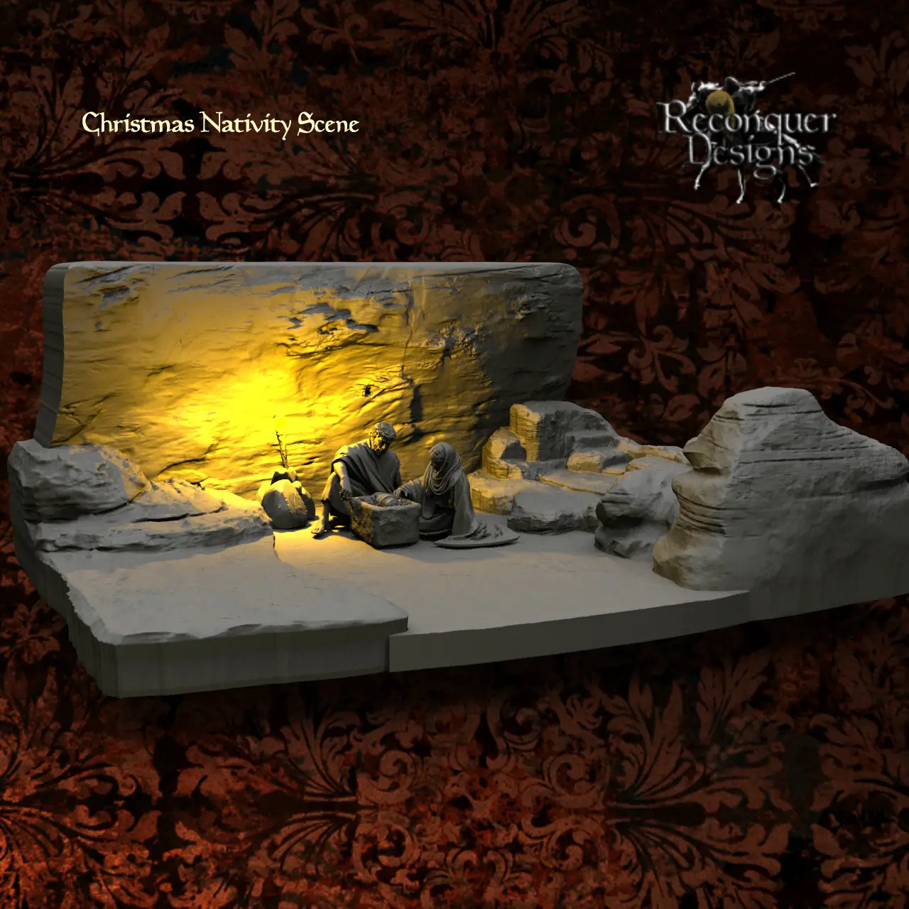 Christmas Nativity Scene — modelo 3D