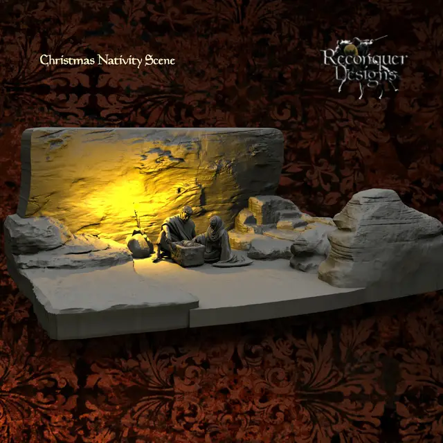 Christmas Nativity Scene — modelo 3D