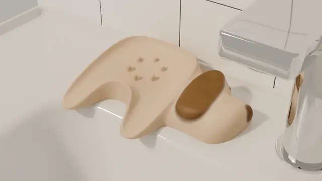 Dog Soap Holder - Cute Draining Soap Dish — modelo 3D