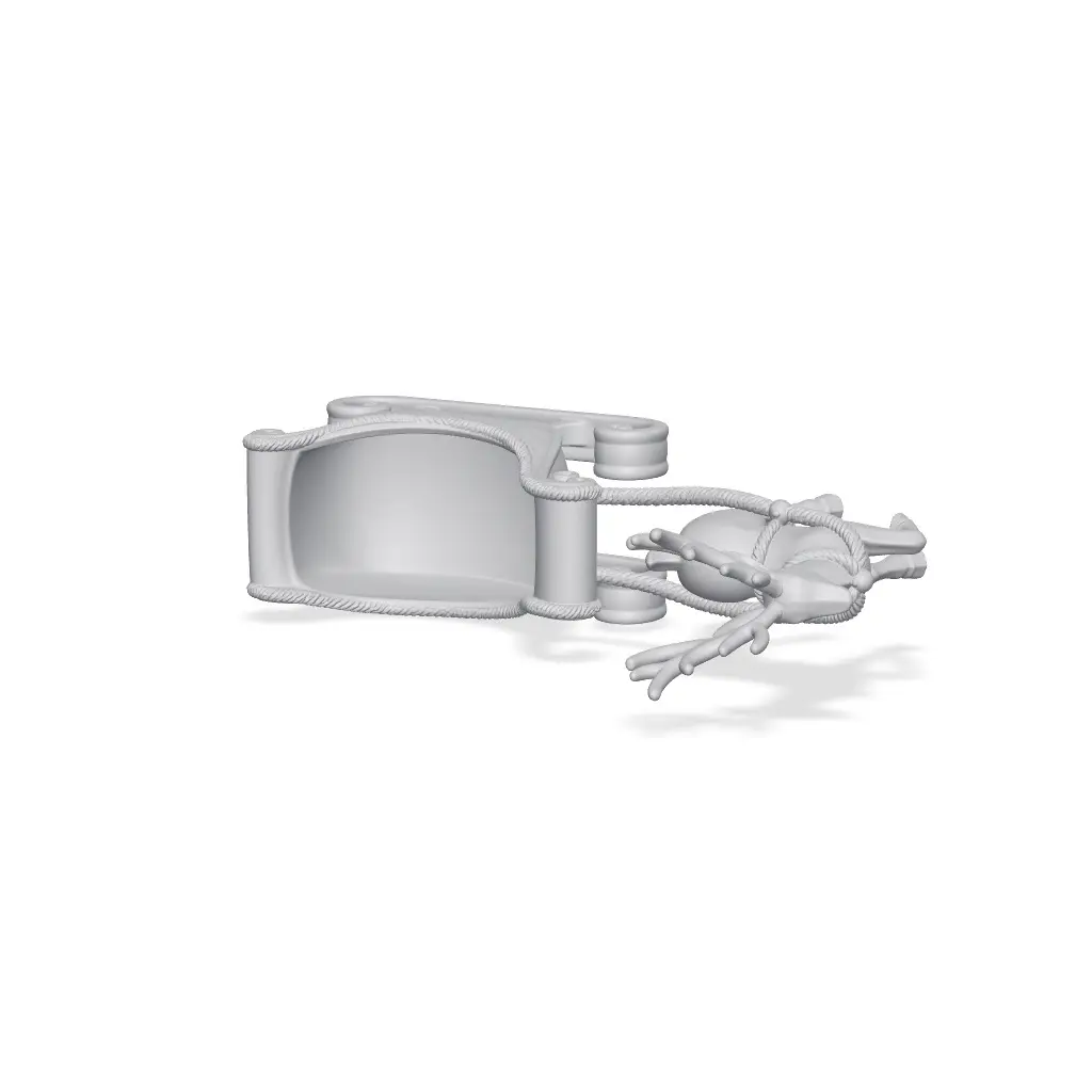 Santa Sleigh with Reindeer Christmas Centerpiece — modelo 3D