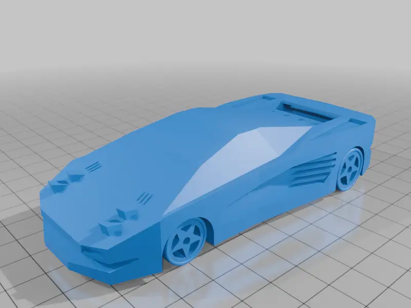 Cizeta-Moroder V16T — modelo 3D
