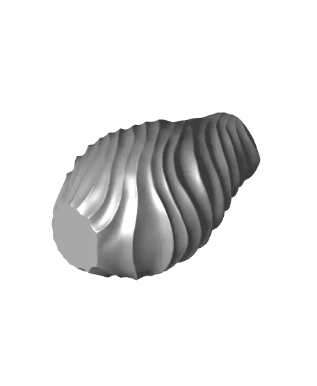 Zen Wave Vase – A Flowing Harmony of Nature and Design — modelo 3D