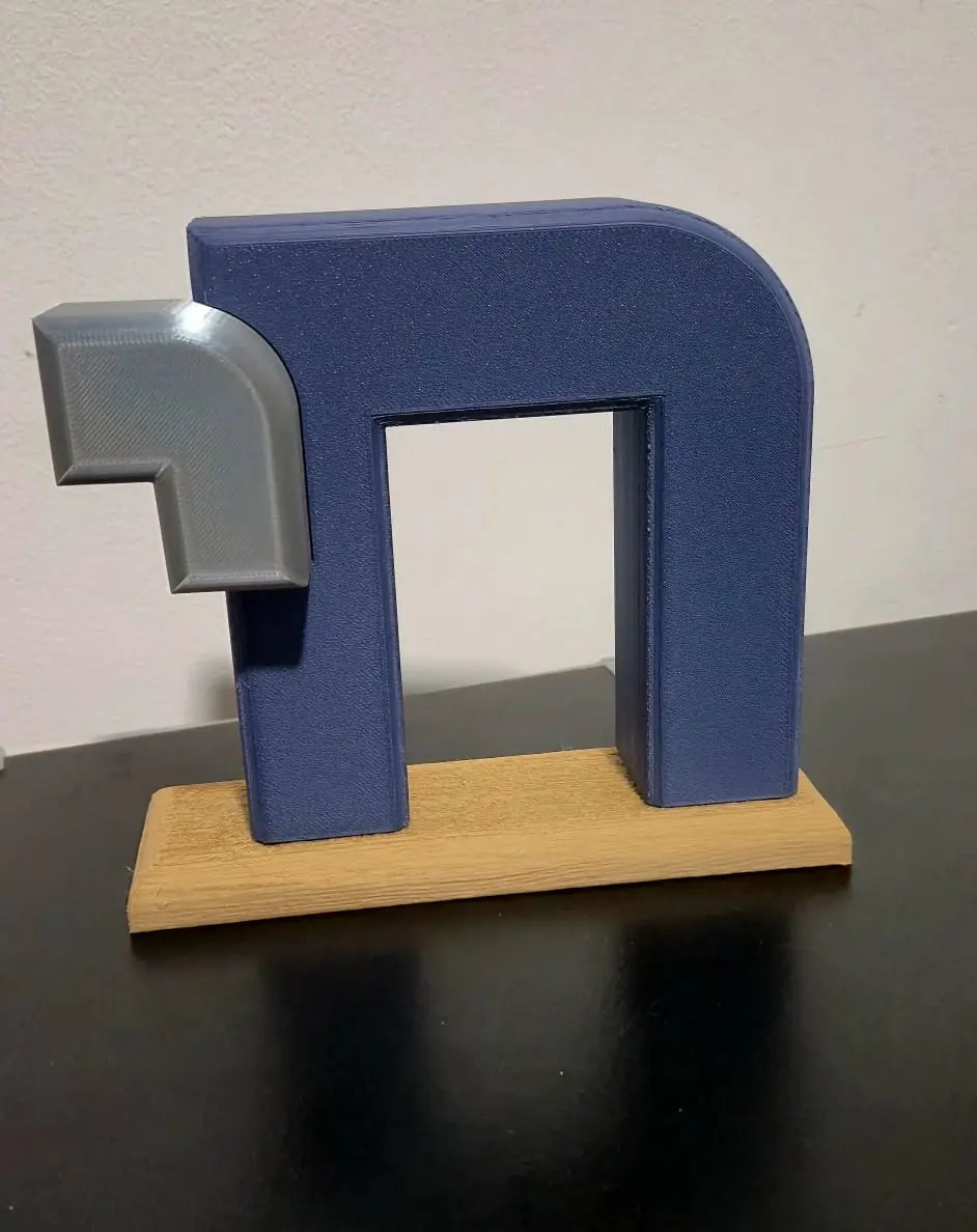 Hebrew "Chai" (Live) Decoration — modelo 3D