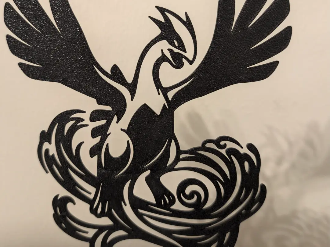 Pokemon Wall art 3d - Lugia Guardian of the Seas — modelo 3D