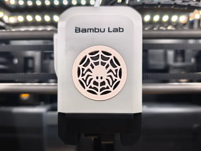 Spider fan cover for X1C - P1S - P1P - X2D - P2S — modelo 3D