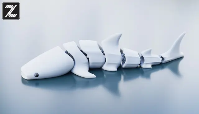 Stylish Flexi Shark — modelo 3D
