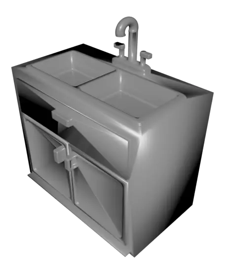 Doll House Furniture 01 — modelo 3D