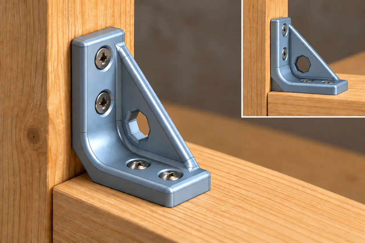 Slotted Corner Bracket - 2020 version — modelo 3D