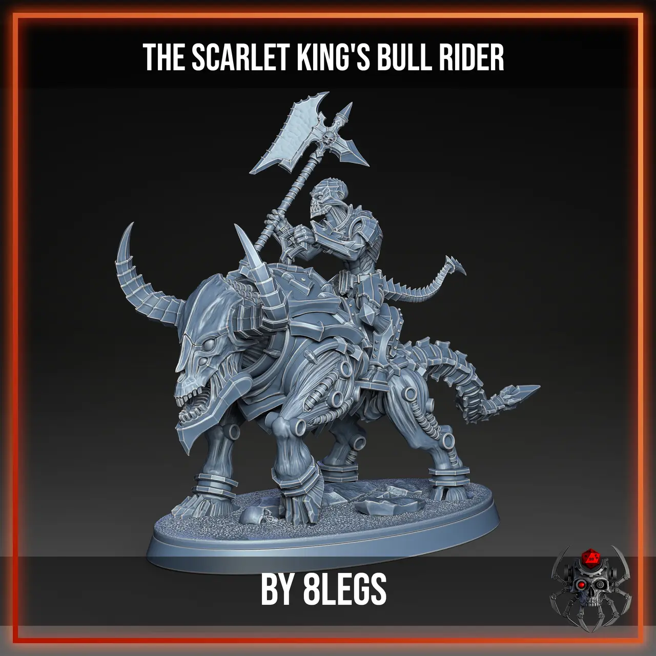 The Scarlet King's Bull Rider — modelo 3D