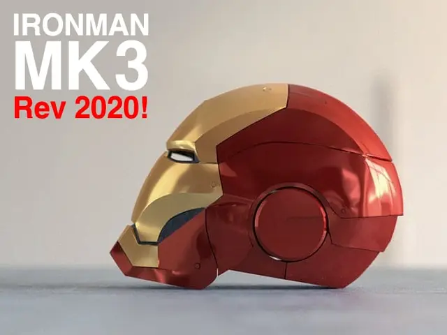 (old) iron man helmet mk3 — modelo 3D
