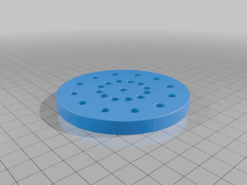 Coaster with Coaster Sieve — modelo 3D