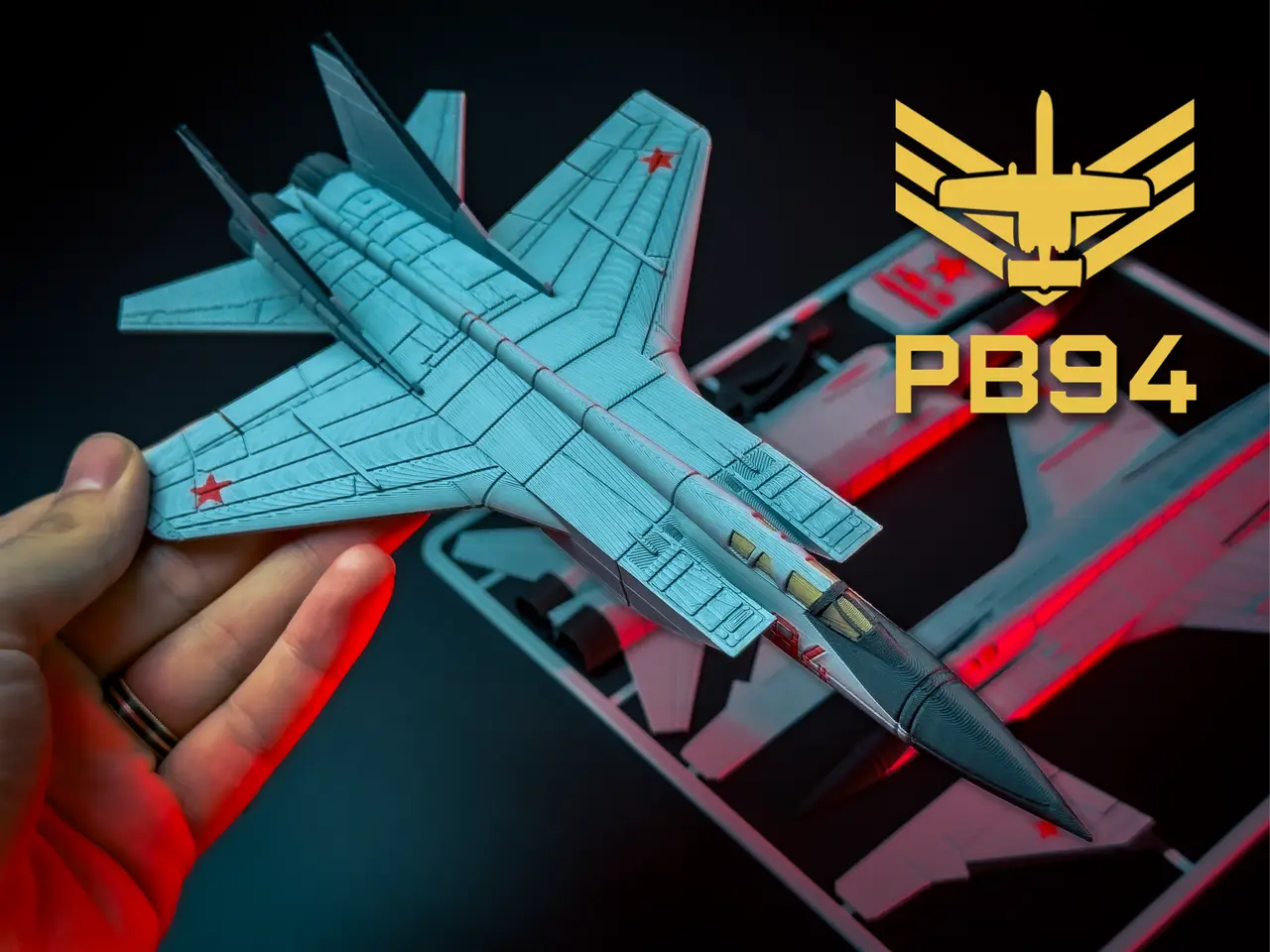 MIG-31 Foxhound Plane Kit Card — modelo 3D