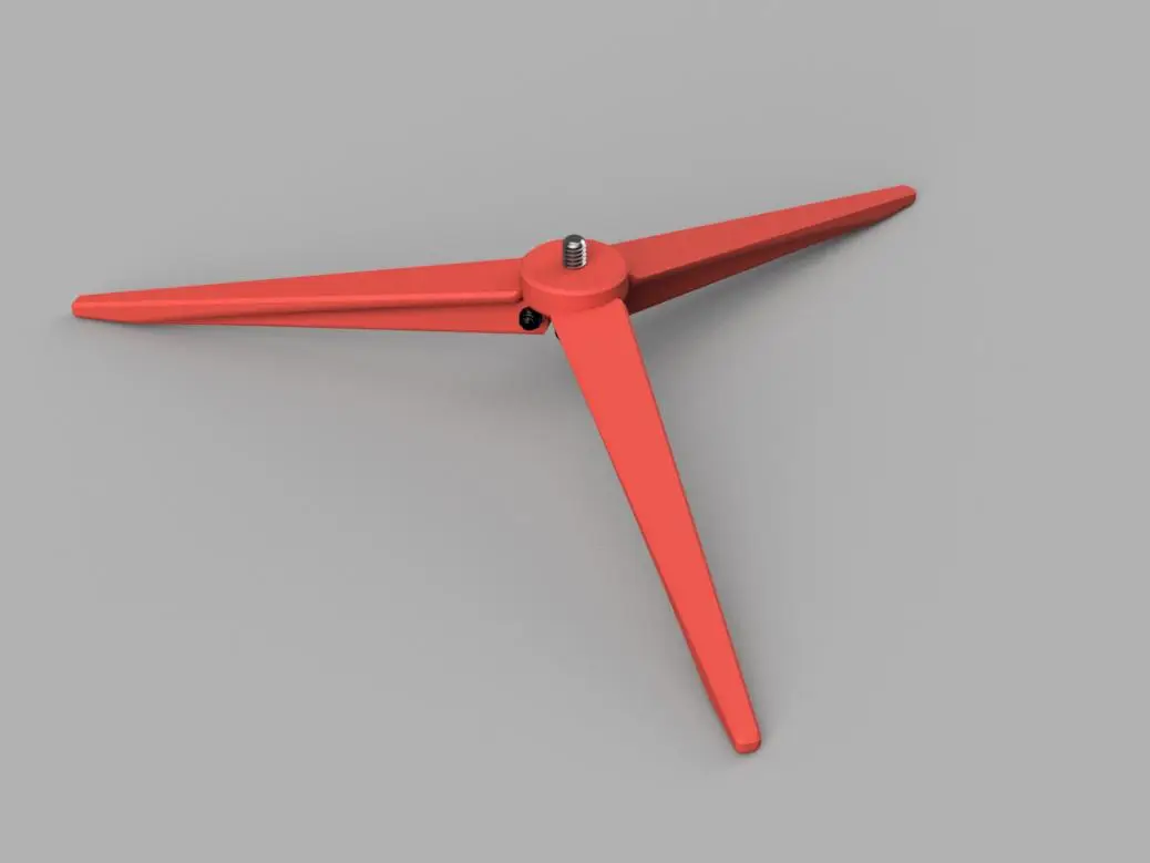 Mini tripod 150mm — modelo 3D